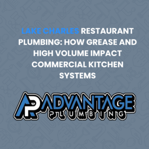 Lake Charles restaurant plumbing grease trap commercial kitchen