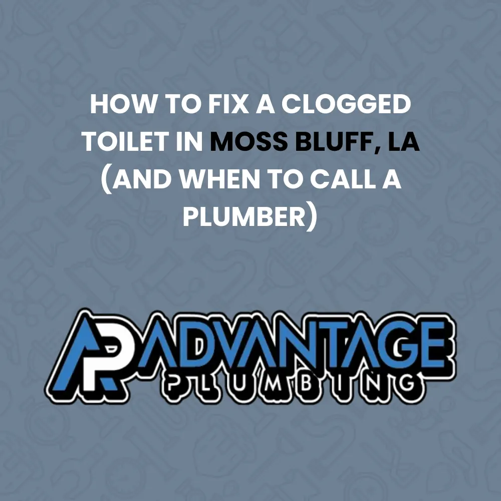 clogged toilet moss bluff