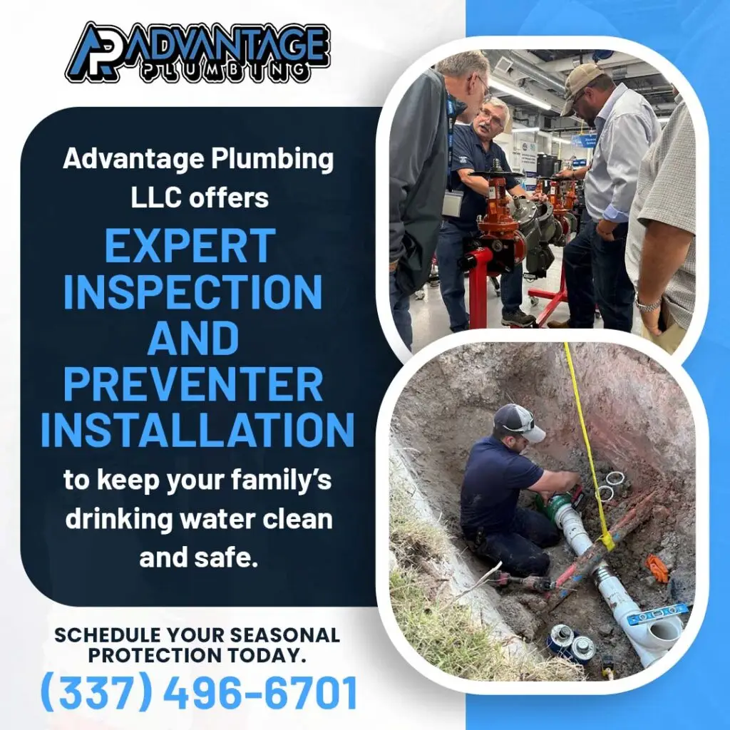 Lake Charles Spring Rain and Backflow Prevention 1 backflow prevention plumber