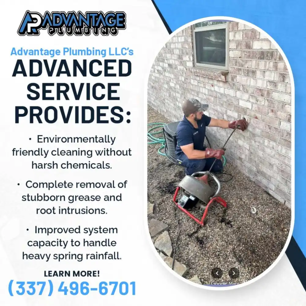 hydro jetting drain cleaning in Lake Charles