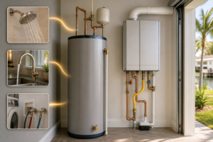 what size water heater does lake charles home need