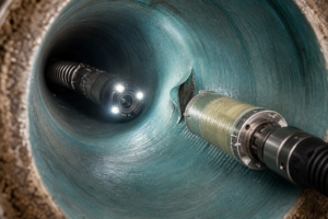 damaged trenchless sewer liner repair lake charles