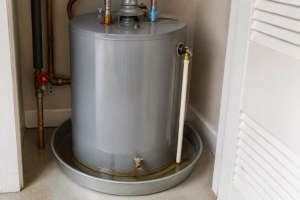 water heater drain pan water lake charles